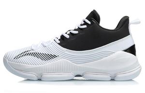 Баскетбольные кроссовки мужские среднего размера черные/белые Lining