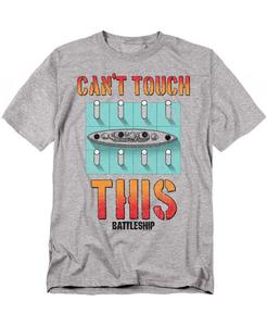 Футболка для высоких и крупных мужчин "Боевой корабль не сможет дотянуться до этого корабля" Hasbro+, Athletic heather