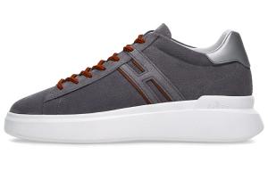 H580 Низкие кеды мужские серые HOGAN