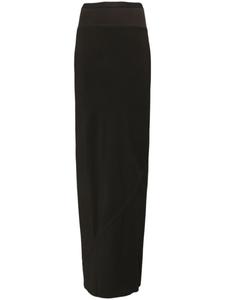 Rick Owens длинная юбка Coda, нейтральный цвет