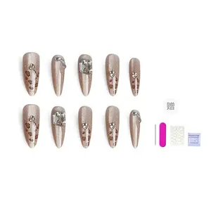 Искусственные ногти для женщин ORANOT, Long M, Suitable For Chubby Hand 16-12-13-12-9