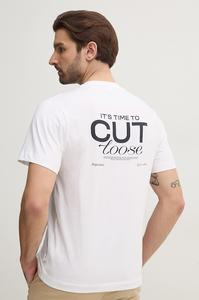 Хлопковая футболка PARRIS Pepe Jeans, белый