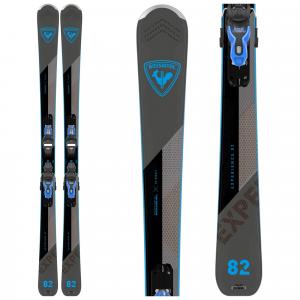 Мужские базальтовые лыжи Experience 82 с креплениями Xpress 11. Rossignol, Black