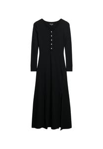 Платье Superdry Henley, черный