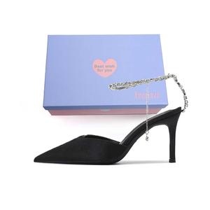 Xingdiman Туфли High Heels Women's Black Gift Box Set