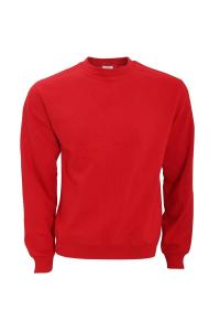 Толстовка с круглым вырезом B&C, красный