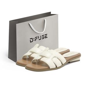 D:FUSE SCANDINAVIA D FUSE SCANDINAVIA Сланцы женские бежевые, цвет Beige