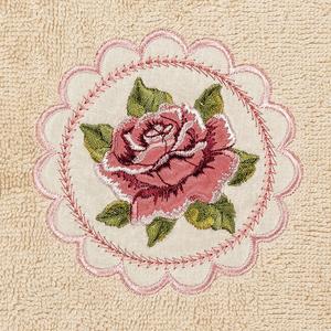 Linum Home Textiles Rosalee Роскошные турецкие полотенца с вышивкой, набор из 2 хлопковых полотенец для рук
