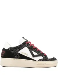 Кроссовки Kyle с блестками 4B12, черный