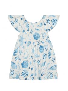 Летнее платье свободного покроя 34VAGV010 United Colors Of Benetton, синий