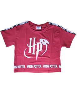 Футболка Harry Potter Harry Potter Crop Top, бордо