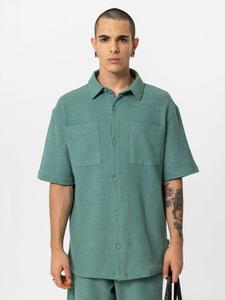 Удобная рубашка на пуговицах VAMOS CLO Moselle, зеленый