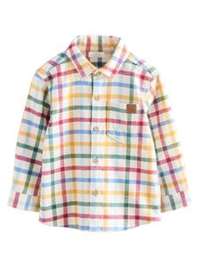 Рубашка на пуговицах Comfort fit Next, экрю