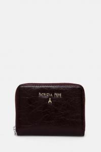 Кожаный кошелек Patrizia Pepe, бордовый