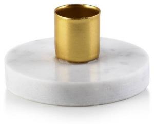 Подсвечник Mondex Cedric Marble, золотой