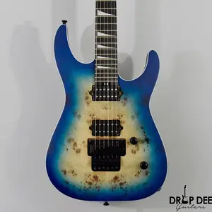 Электрогитара Jackson MJ Series Dinky DKRP с кейсом - Прозрачный синий градиент