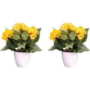 Креатив зеленый искусственный цветок «Бегония кустовая» Creativ Green