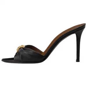 90mm Cherie плиссированные сандалии women's Giuseppe Zanotti, черный