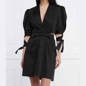 Платье пиплуп Silvian Heach, черный