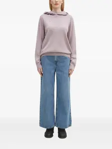 Худи с приспущенными плечами Pangaia, фиолетовый