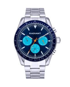 Мужские часы Tidemark RA577704 со стальным и серебряным ремешком Radiant, серебро