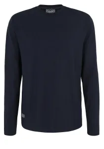 Рубашка AHORN SPORTSWEAR с длинными рукавами и современным круглым вырезом, синий