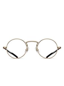 Очки в круглой оправе Matsuda, золотой