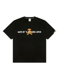 Футболка с логотипом Aape By A Bathing Ape, черный