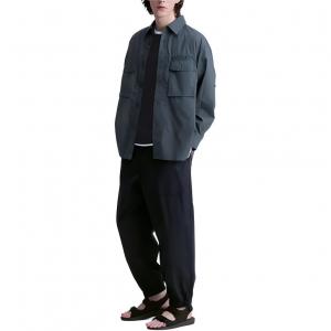 Повседневные брюки унисекс 09 черные Uniqlo, черный