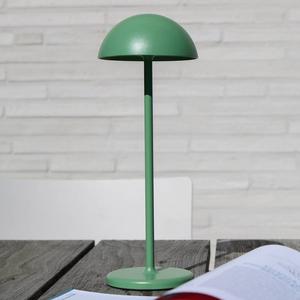Настольная лампа на батарейках Lucide Joy, алюминий - зеленый
