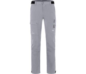 BERGSON Штаны для походов универсальные, много карманов, серые