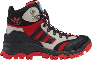 Кроссовки Adidas x Gucci Lace Up Boot Black Red, черный