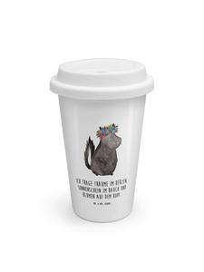 Mr. & Mrs. Panda Термокружка «Белый скунс» с надписью