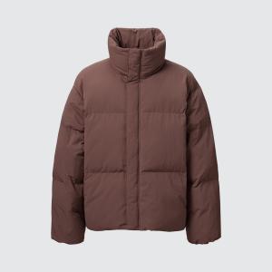 Объемная куртка с подкладкой Uniqlo Unisex, 37 коичневый
