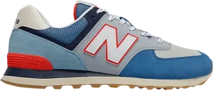Кроссовки New Balance 574 'Mako Blue Turtle Dove', синий