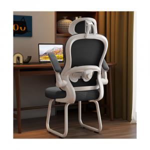 Игровое кресло Insdea YRB002, с подголовником, фиксированные ножки, черный/белый