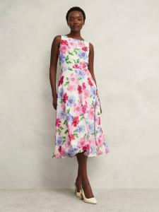Платье в цветочек от карли Hobbs, слоновая кость/разноцветный