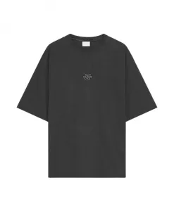 Свободная футболка с вышивкой Filling Pieces, черный