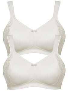 Бюстгальтер без косточек SUSA 2er Pack Minimizer BH ohne Bügel London, цвет Champagner Champagner