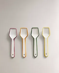 Набор ложек для мороженого Zara Home Set Of Stoneware Ice Cream Spoons With Contrast Edge, 4 шт.