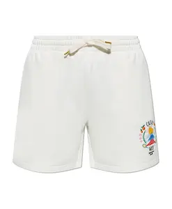 Шорты с вышивкой Casablanca, бежевый