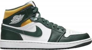 Кроссовки Air Jordan 1 Mid Sonics, белый