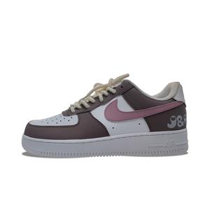 Nike Кроссовки Air Force 1 Low для скейтбординга, унисекс, красно-коричневые