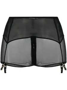 Сетчатые шорты L'Amoureuse Maison Close, черный