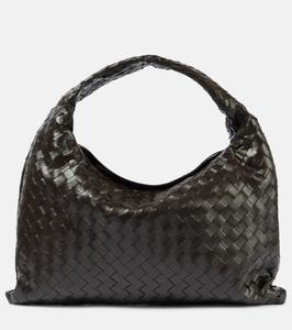 Сумка через плечо из кожи Hop Intrecciato Bottega Veneta, Fondant-M Brass