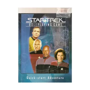 Quick-Start Adventure w/Dice, Star Trek RPG (Decipher), мягкая обложка