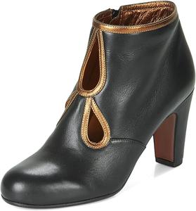 Женские закрытые ботильоны с круглым носком и вырезами, боковая молния, массивный высокий каблук, повседневная зимняя обувь, размеры 4-16 US Wo wagas, Black