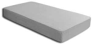 Простыня One-Home Spannbettlaken Microfaser, светло-серый - ширина: 140 см