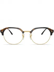 Овальные очки с логотипом Ray-Ban, зеленый