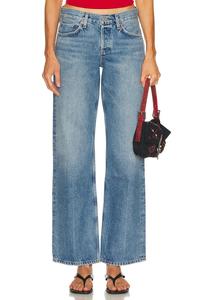 Низкие свободные джинсы Agolde, Vault